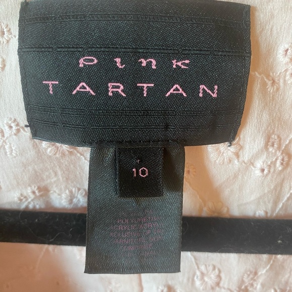 Pink Tartan Barbiecore Tweed Blazer Size 10 - Picture 5 of 7